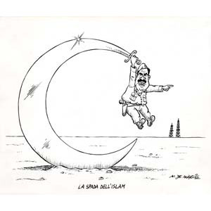 	L'invasione del Kuwait, Il Popolo 1990, Cartoonists  & Writers  Syndicate	
